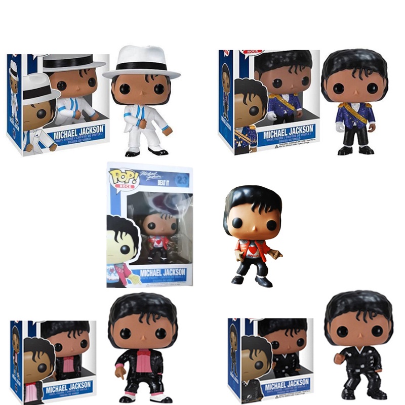 Ready Stock !!! Michael Jackson Cute Vinyl Figure Model Toys Collection Doll Toy Gift 10cm/3.9in