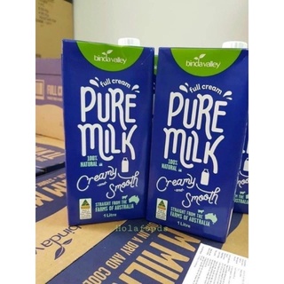 Sữa tươi nguyên kem không đường binda valley / so natural 1l