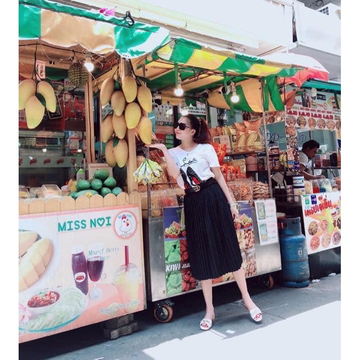 Chân váy dập ly siêu xinh