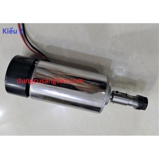 Motor cnc 300w / spindle động cơ 300w có sẵn đầu er11 và đầu kẹp mũi dao