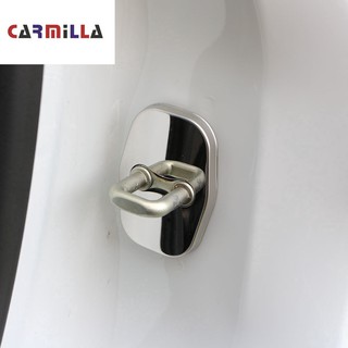 Nắp đậy bảo vệ khóa cửa xe hơi bằng thép không gỉ cho PEUGEOT 2008 2014 - 2017