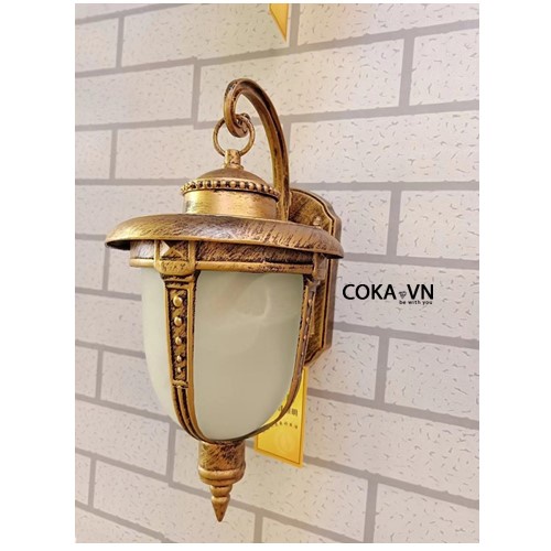 Đèn tường, đèn vách kính trong suốt cổ điển treo ban cổng trang trí, hành lang,cầu thang DT6625- sang trọng nhiều mẫu