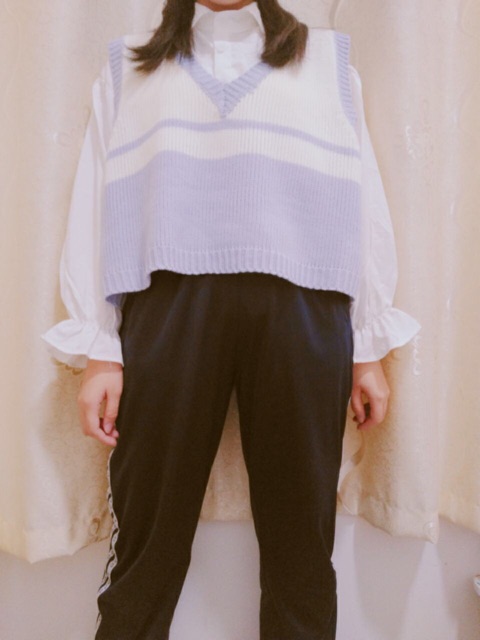 Áo ulzzang sơ mi tay bồng | BigBuy360 - bigbuy360.vn