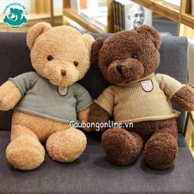 Gấu bông Teddy 70cm Hàng Cao Cấp lông xù - Mẫu Gấu Teddy Head Tales Đẹp dùng làm Quà Tặng.