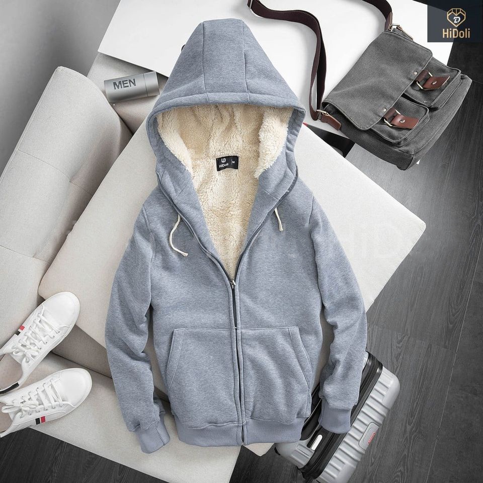 Áo Hoodie Nỉ Lót Lông Cừu Dày Dặn, Đủ Màu Đủ Size HD-585886