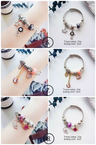 Vòng tay charm may mắn