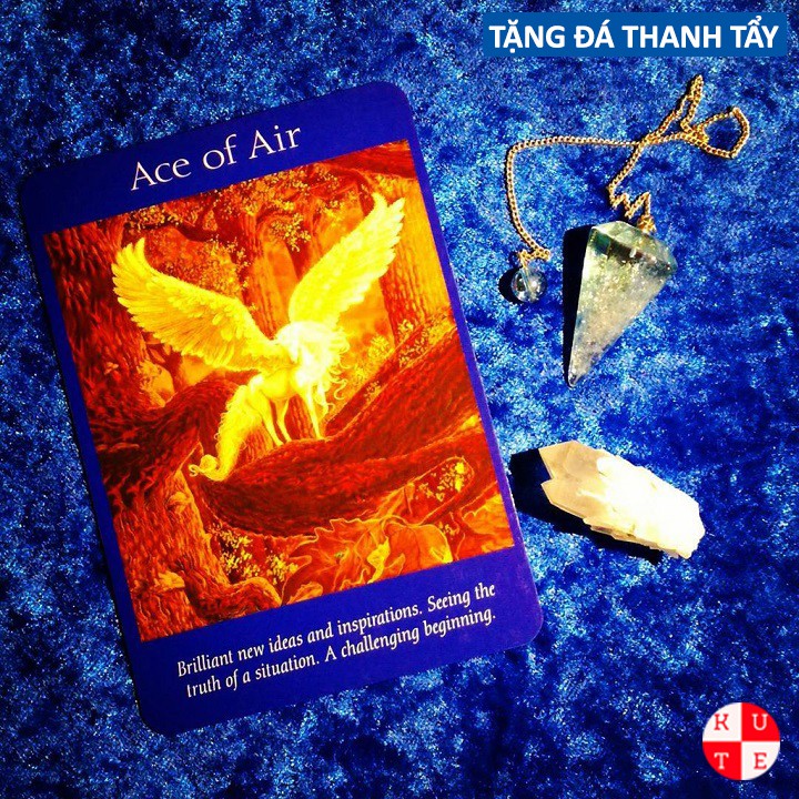 Bộ Bài Tarot Angel 78 Lá Bài Tặng Đá Thanh Tẩy C14