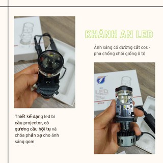 [BH 12 tháng] ĐÈN PHA LED BI CẦU MINI H4 - RTD M01B / 36W