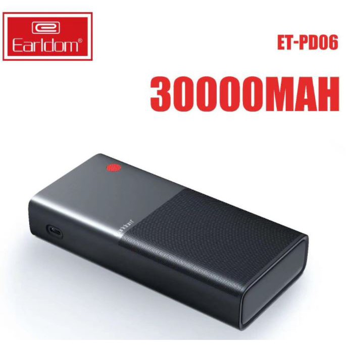 Sạc Dự Phòng Earldom 30.000mAh cho IPhone, Samsung