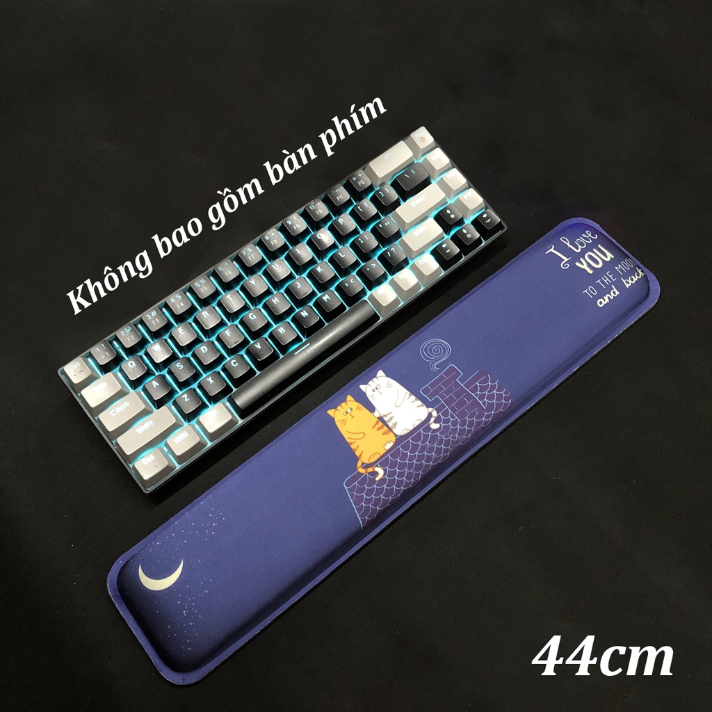 Đệm Kê Tay Gõ Bàn Phím Silicon 3D (Lót Chuột Miếng Đỡ Keyboard Hand Rest Corgi Husky Bulldog.. cực cute dễ thương )