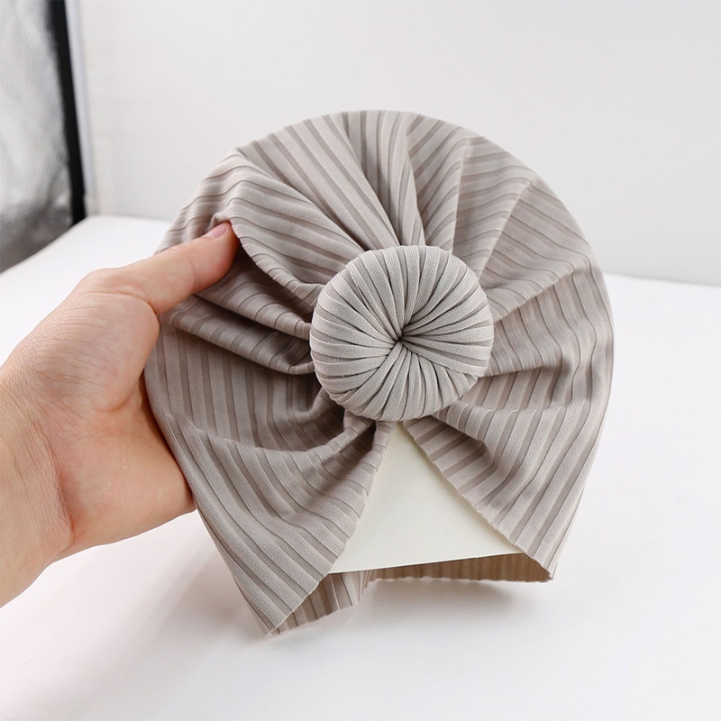 Khăn Turban Cotton Mềm Mại Thắt Nơ Phong Cách Ấn Độ Dành Cho Trẻ Sơ Sinh