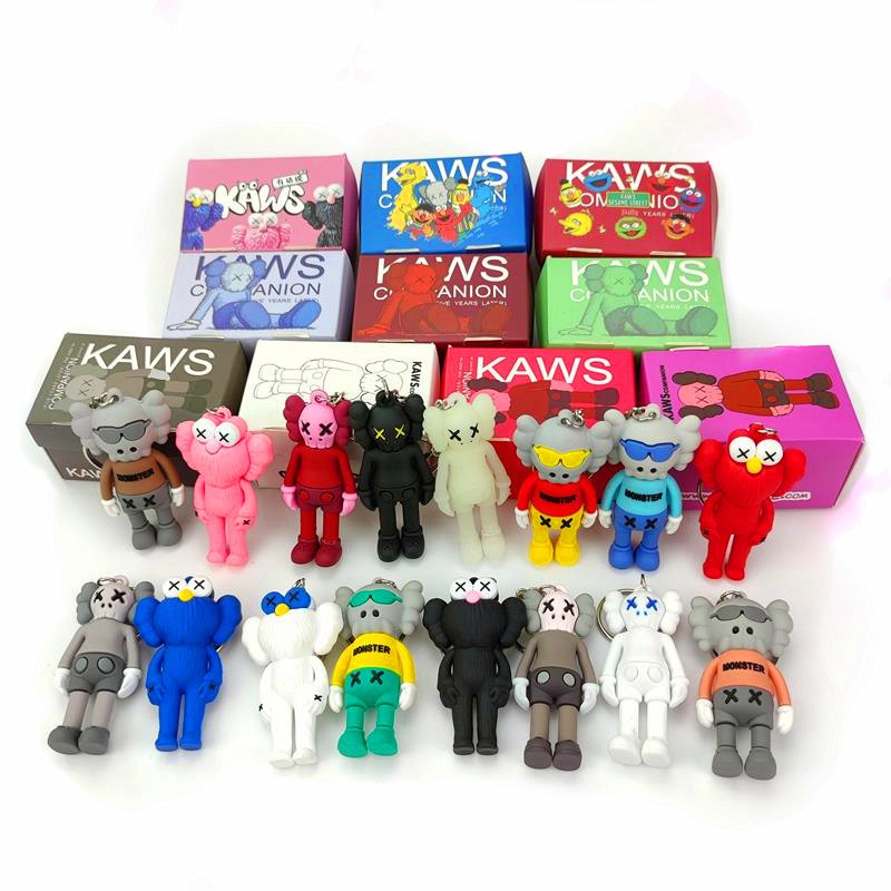 Móc Khóa Hình Kaws 3D Dễ Thương