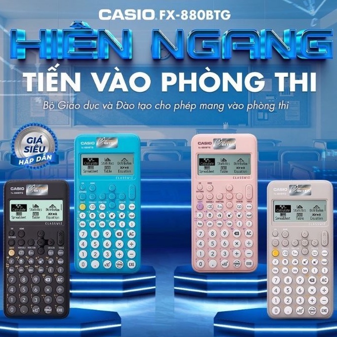 MÁY TÍNH CASIO FX-880 BTGCasio fx-880BTG !