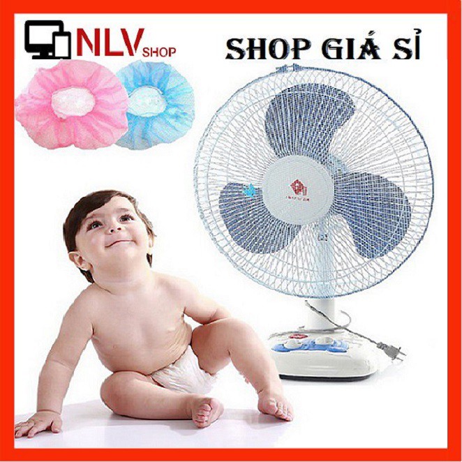 [NlvShop2016] Lưới Che quạt/ Lưới Vải Bọc Quạt Che Quạt An Toàn Cho Bé LOẠI NHỎ