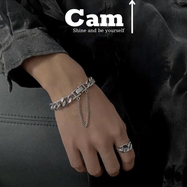 Dây Chuyền Vòng Cổ Nam Nữ Chuỗi Trơn Cuban Chain Xích Basic Thời Trang Ngầu Hiphop Titan Đẹp Không Gỉ - Camcamvintage