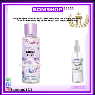 VICTORIA'S SECRET Xịt Thơm Toàn Thân Body Mist - Sugar High 250ml