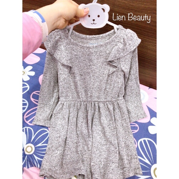 Váy Cotton Len Xuất Dư Xịn Cho Bé Gái