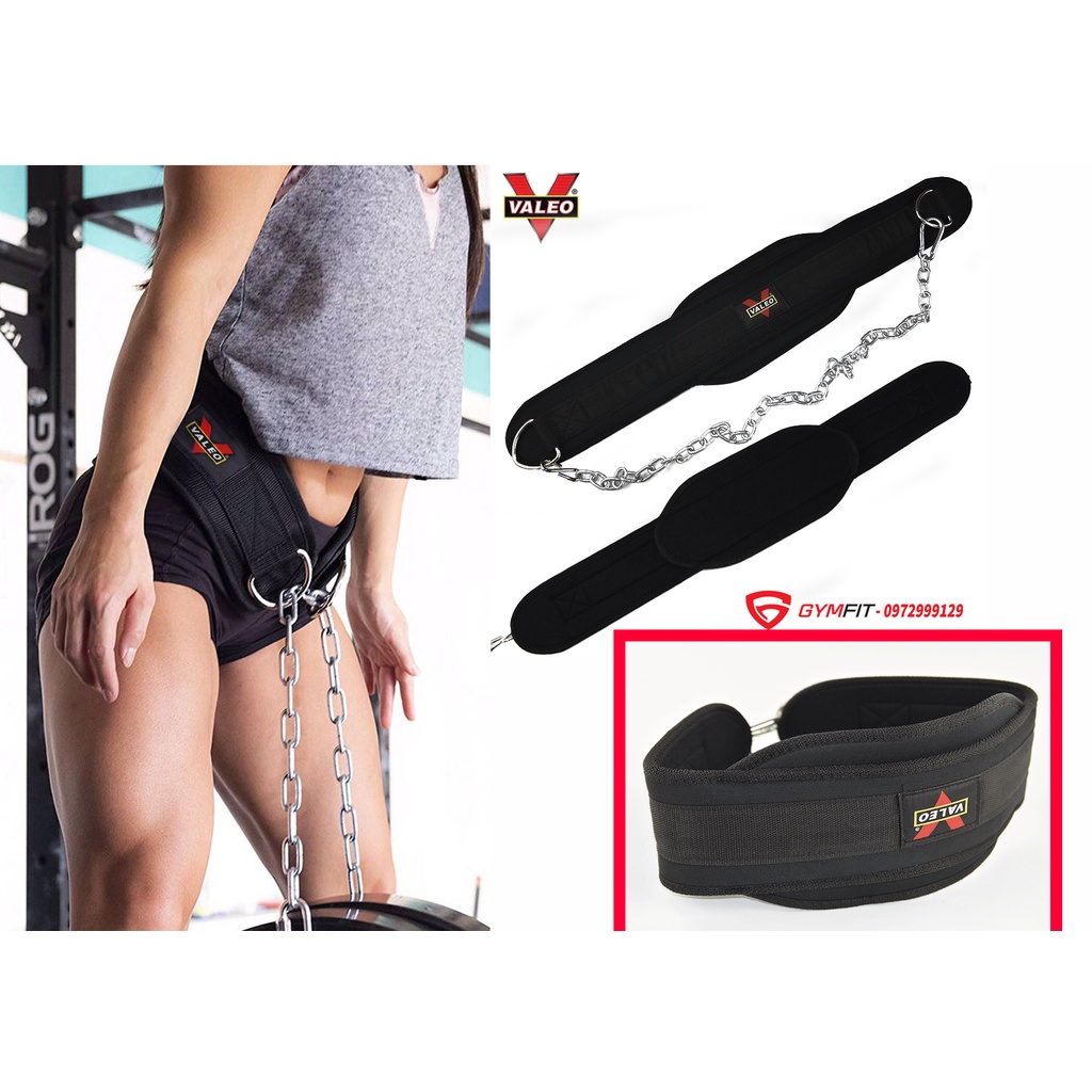 Đai Kéo Tạ Chính Hãng Valeo Hỗ Trợ Tập Mông Bụng Cho Gymer