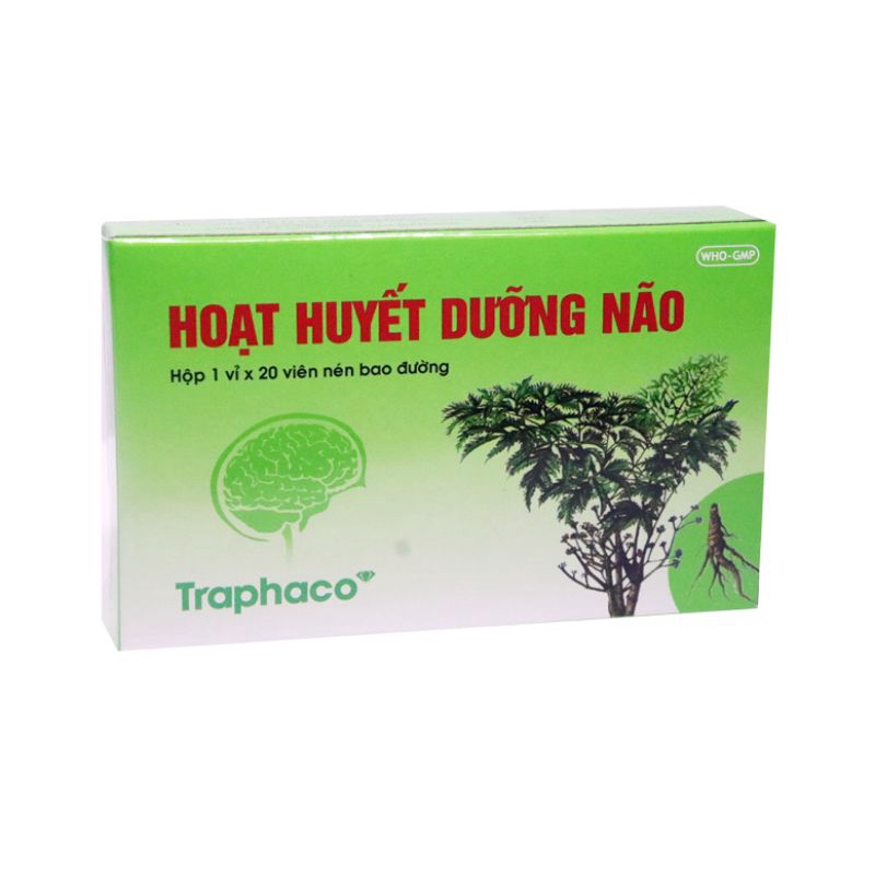 Hoạt huyết dưỡng não Lưu thông máu lên não, Cải thiện tuần hoàn não,
