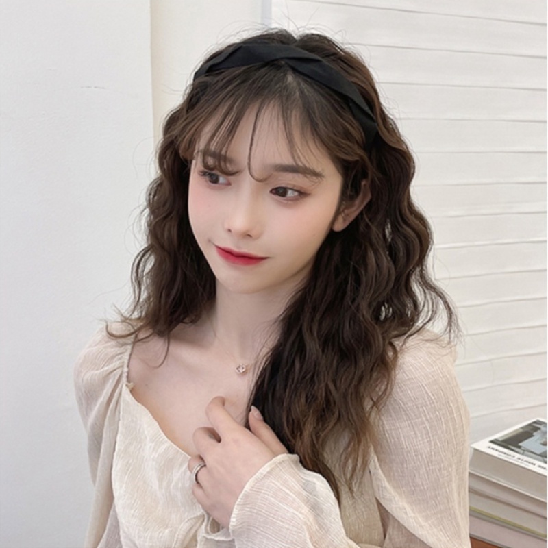 Băng Đô Màu Trơn Thiết Kế Đơn Giản Thời Trang Phong Cách Hàn Quốc Cho Nữ