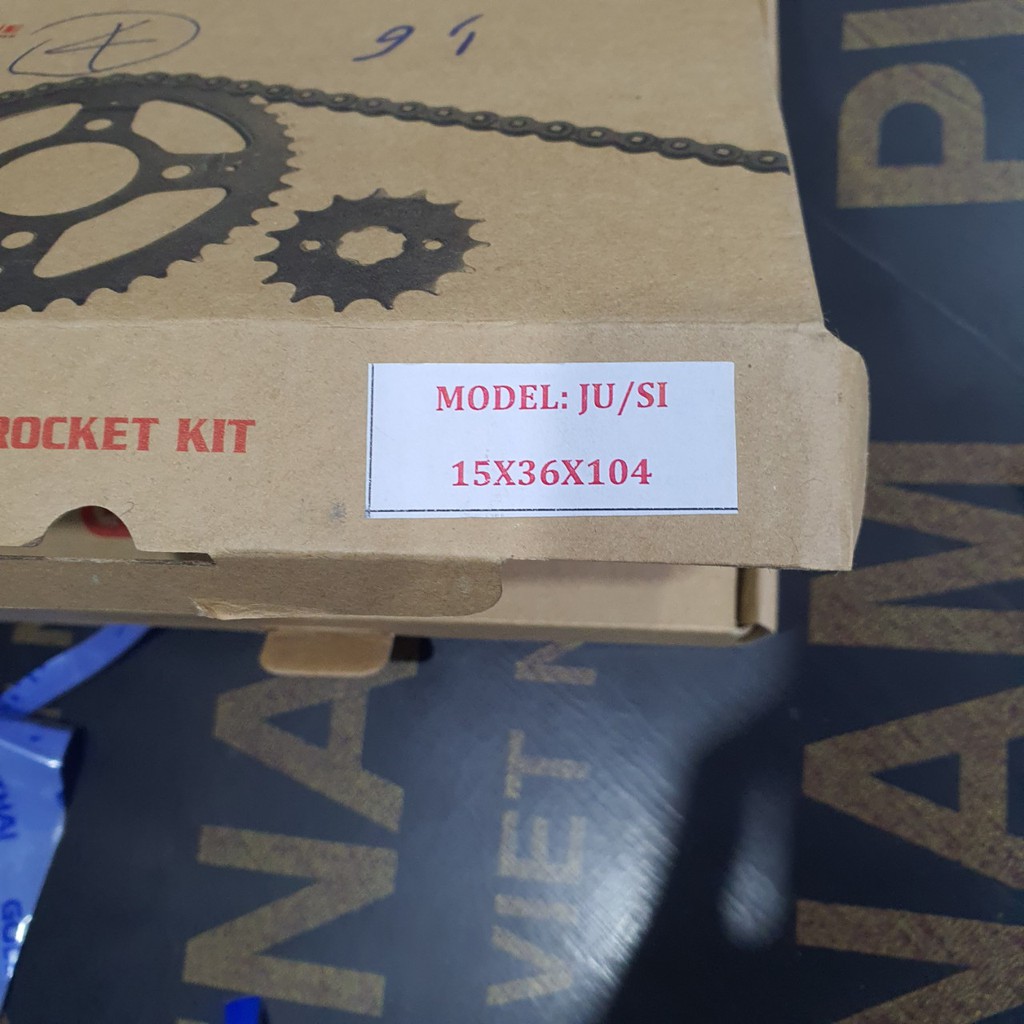 Bộ nhông sên dĩa xe WIN 100 - Nhông xích xe WIN cao cấp - A2918