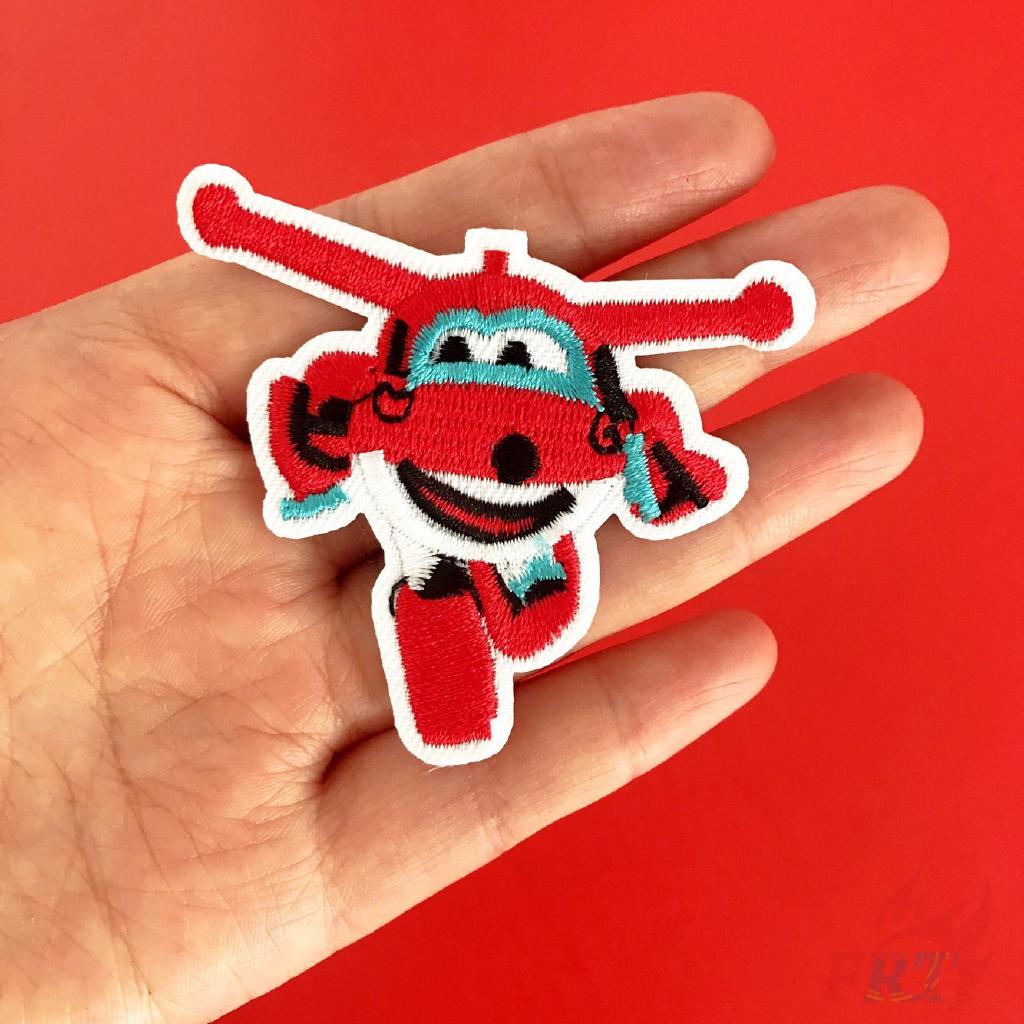 ☸ Cartoon：Super Wings Patch ☸ 1Pc Diy Sew on Iron on Patch
