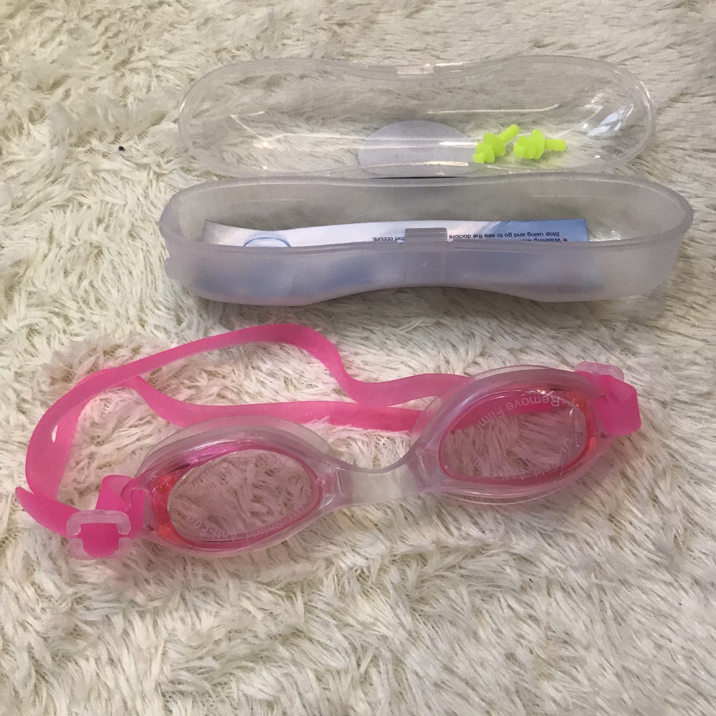 Kính bơi TOUCHE cho người lớn và trẻ em loại xin, chống mờ hơi nước khi bơi