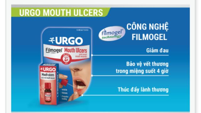 Dung dịch bôi nhiệt miệng Urgo Mouth
