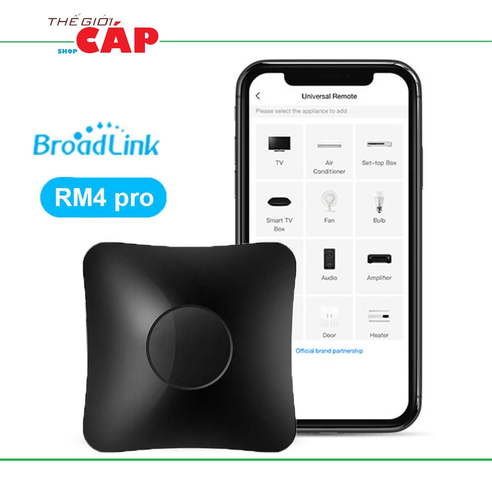 Trung tâm điều khiển từ xa Broadlink RM4 Pro