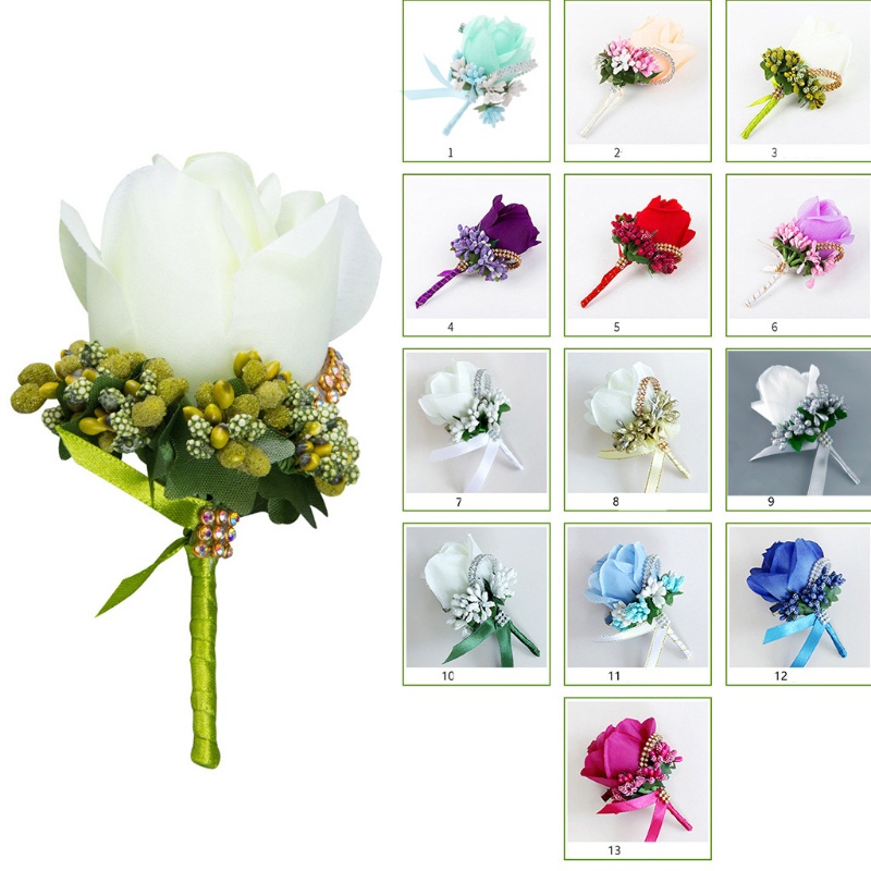 1 Bó Hoa Hồng Giả Trang Trí Tiệc Cưới