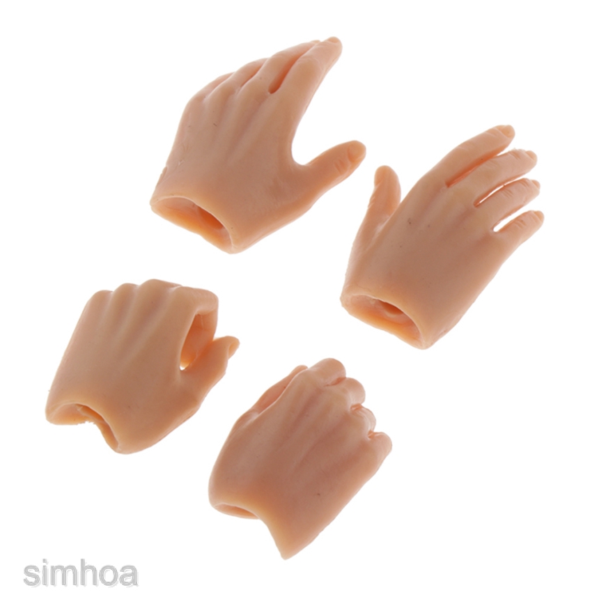 Bộ 2 Mô Hình Bàn Tay Tự Nhiên Tỉ Lệ 1 / 6 12inch