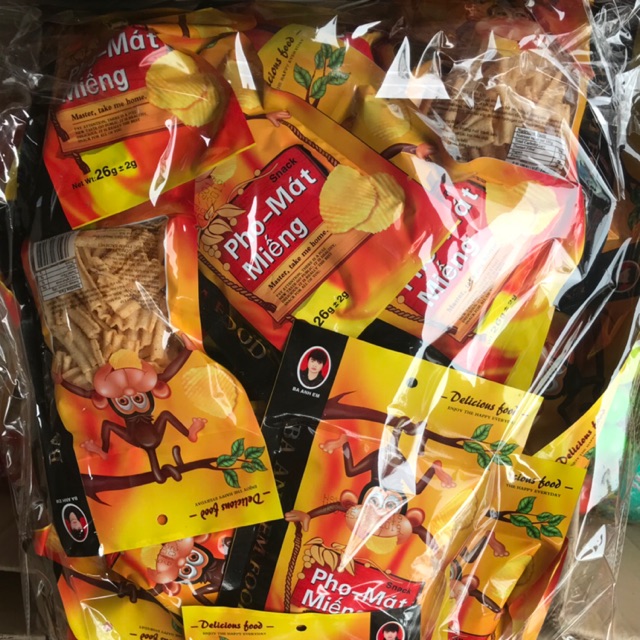 Snack bim pho mát miếng bịch 30 gói