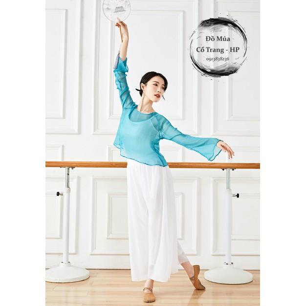 Áo croptop dài tay nhiều màu cho bạn nữ