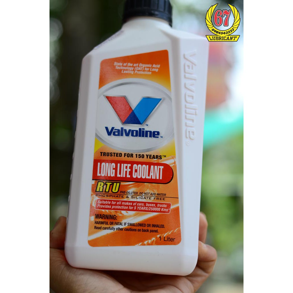 NƯỚC MÁT VALVOLINE Long Life Coolant pha sẵn nước đỏ 1L