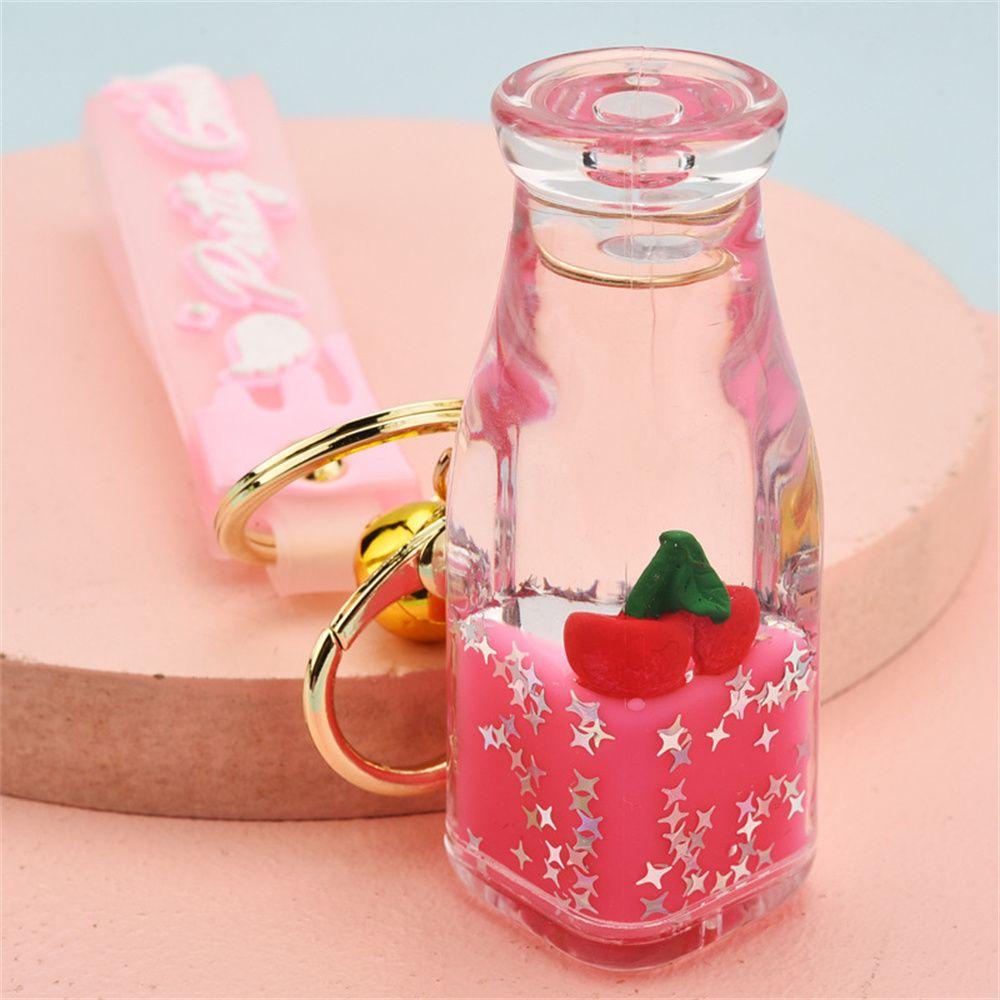 LANFY Móc Khóa Hình Chai Sữa Chua Độc Đáo