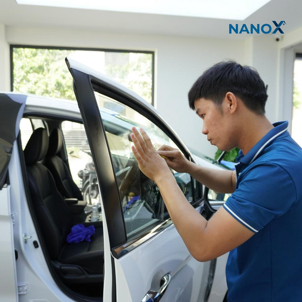 Phim cách nhiệt ô tô 4 chỗ gói giá rẻ NanoX Standard
