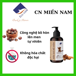 Nước Rửa Chén Hữu Cơ Bồ Hòn Ecocare Tinh Dầu Sả Chanh,Quế,Chanh Gừng,Cam Khử Mùi, Dưỡng Ẩm Da Tay chai 500ml