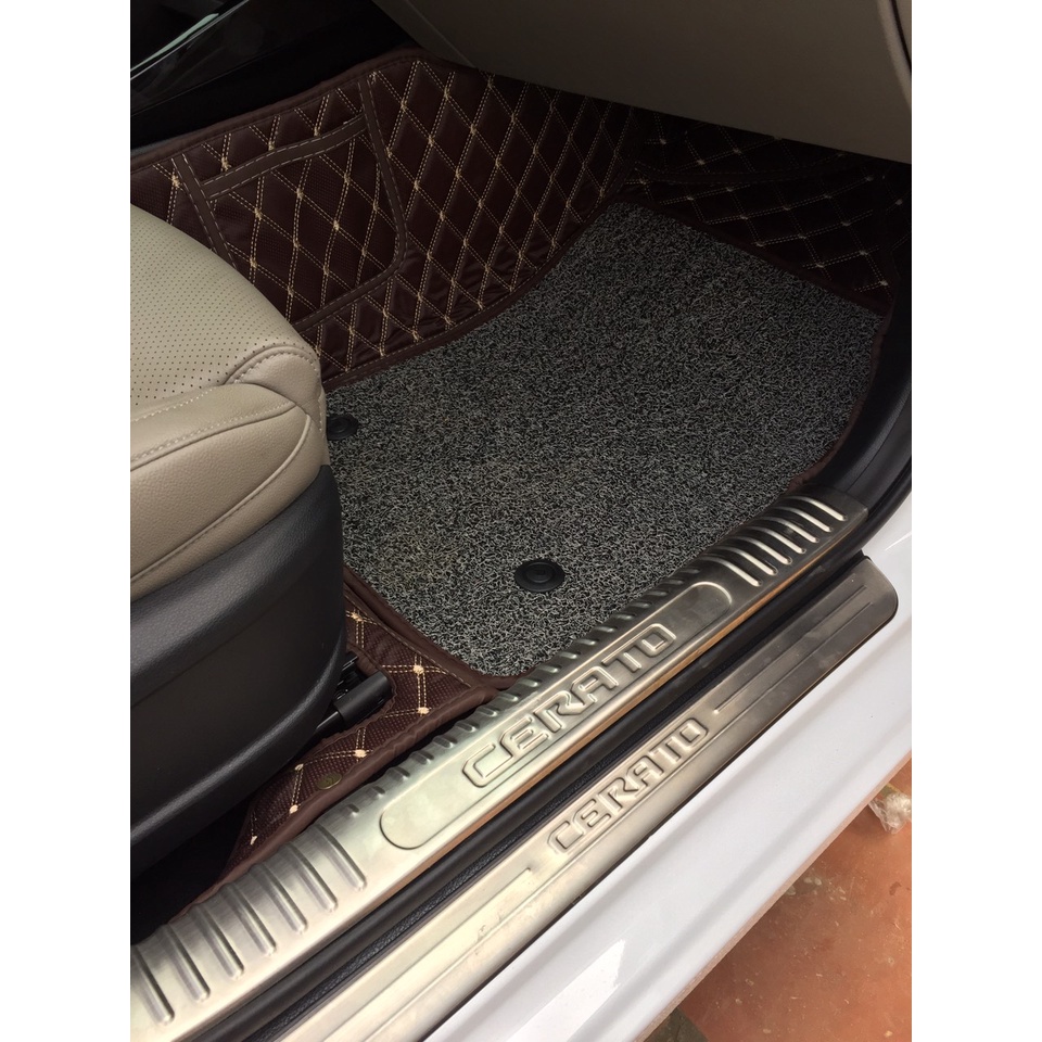 Thảm lót sàn ô tô 6D Kia K3 2021-2023 chống nước, không mùi, phủ kín 90% sàn xe