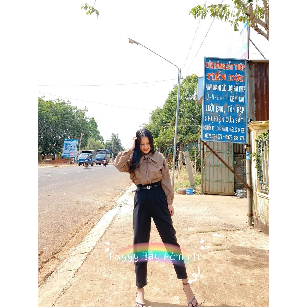 QUẦN TÂY,  QUẦN BAGGY TÂY KÈM NỊT CẠP SIÊU CAO,  QUẦN BAGGY NỮ,  QUẦN TÂY NỮ | BigBuy360 - bigbuy360.vn