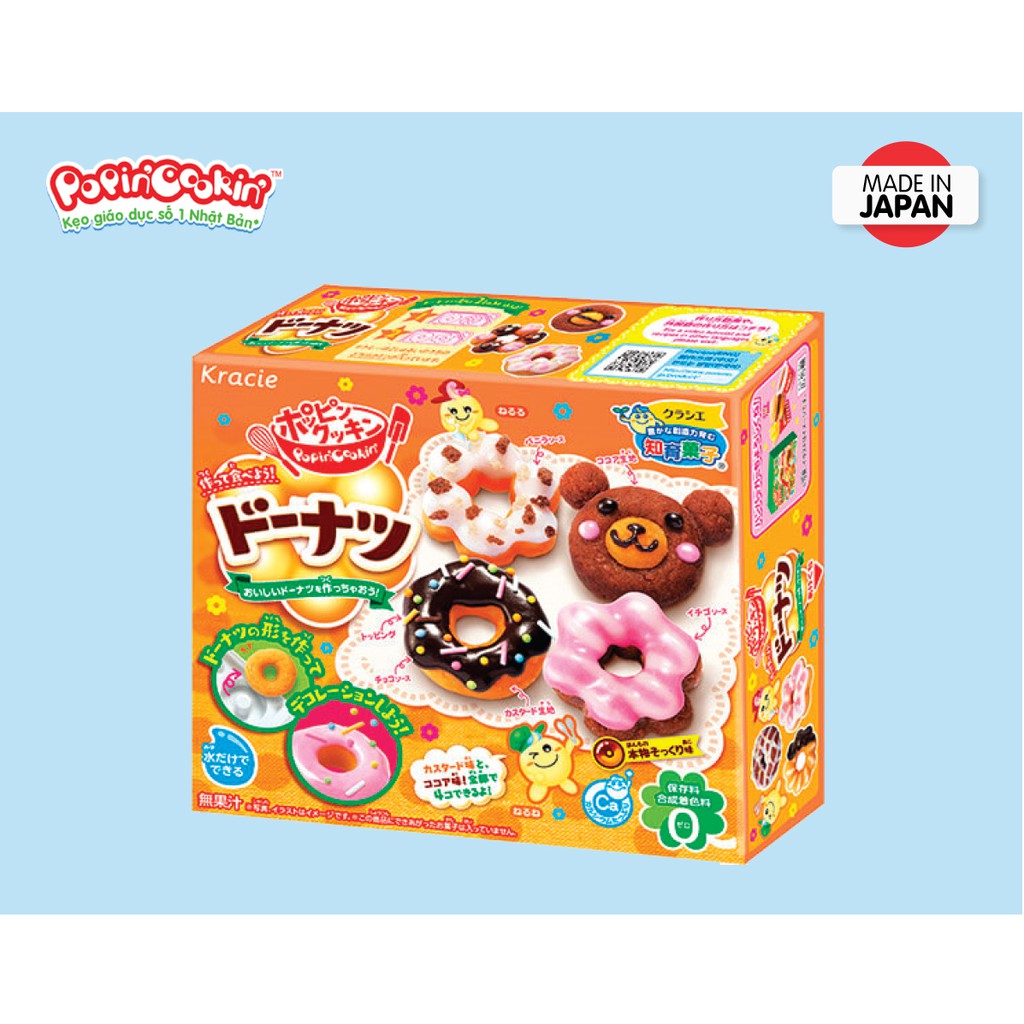 Kẹo sáng tạo Popin Cookin bánh donuts - Donuts 38g/hộp