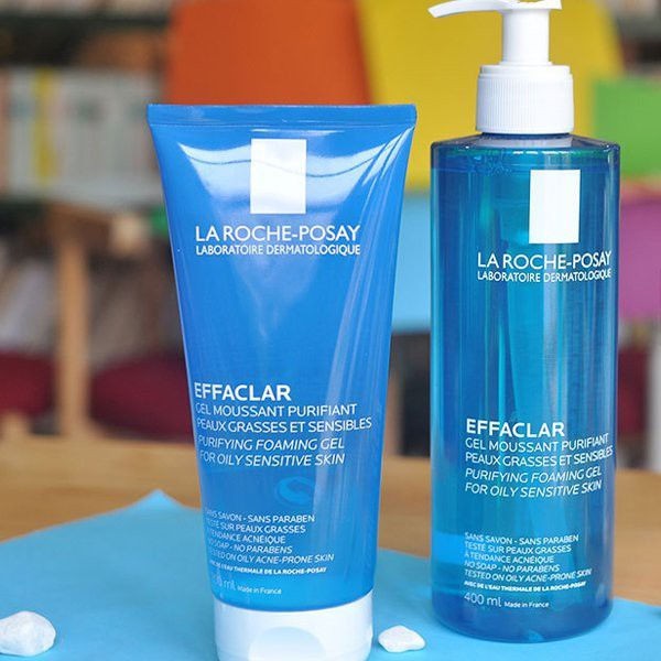 Sữa rửa mặt La Roche - Posay Effaclar 50ml - 400ml cho da dầu, mụn, nhạy cảm.