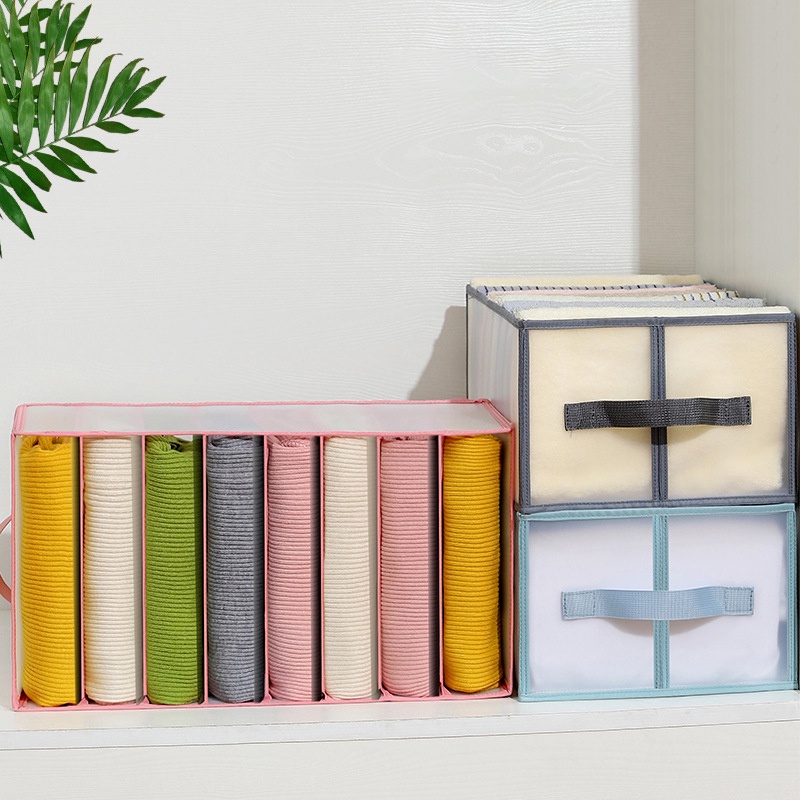 Hộp Đựng Quần Áo Gấp Gọn Chia Ngăn  Hộp Đựng Đồ Lót Vớ Tất Tiện Dụng Có In Họa Tiết Sắc Nét Dễ Vệ Sinh