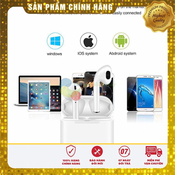 [Sale] Tai nghe bluetooth I12 TWS - Bảo hành 6 tháng - Shop Thế giới điện máy .