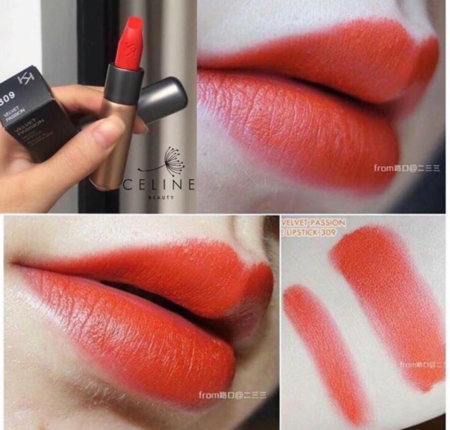 Son lì Kiko Velvet Passion Matte (Authentic) 309-310-311-316-330