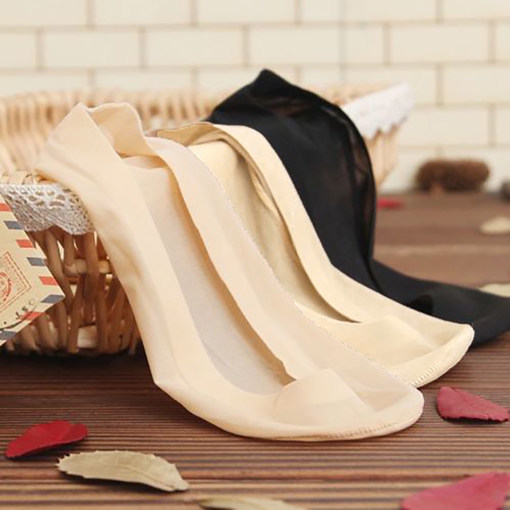 Vớ Cổ Thấp Vô Hình Bằng Silicone Thoáng Khí Chống Trượt Cho Nữ