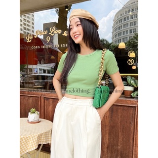 ÁO THUN CROPTOP BASIC