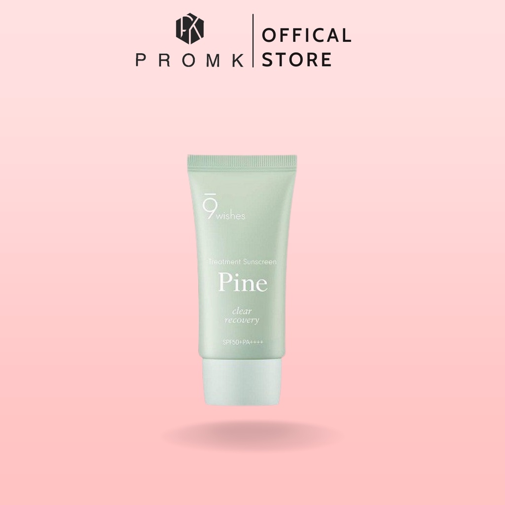 Kem chống nắng cấp ẩm hỗ trợ phục hồi da 9WISHES Pine Treatment Sunscreen SPF50+ PA++++ 50ml
