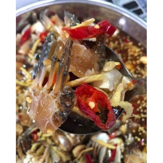  Mắm ghẹ hộp 800g  400g ghẹ+gia vị  vị mặn ngọt 