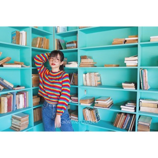 Áo Len cầu vồng