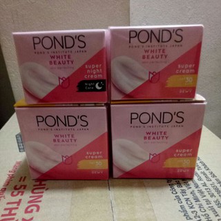 Kem dưỡng da PONDS trắng hồng tinh khiết ban đêm hộp 30g